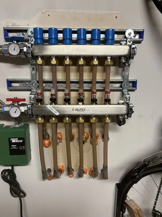 Plumber performing Leak Detection at a residential property in Ridge Wood Heights